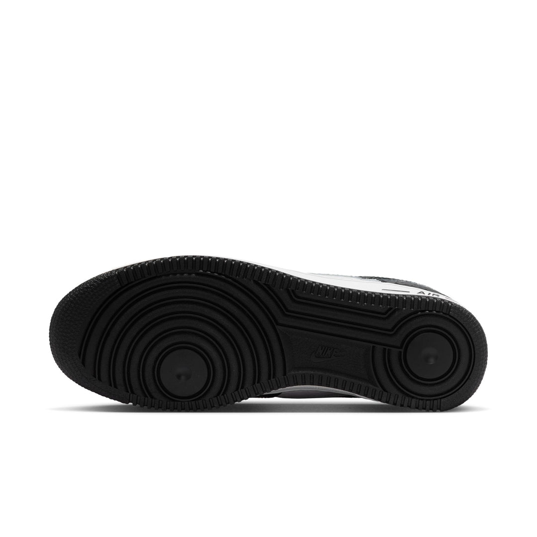 Air Force 1 Cracked Leather (Black/Black-White)