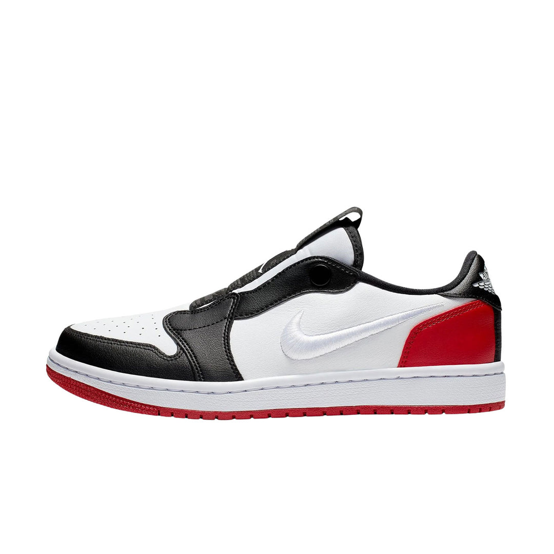 Air Jordan 1 Retro Low Slip WMNS (White/White-Gym Red-Black)