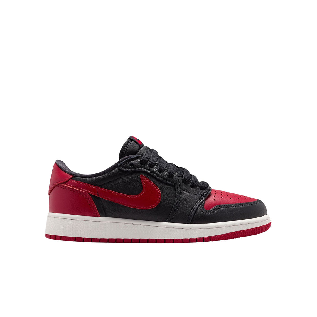Air Jordan 1 Retro Low OG GS (Black/black-varsity Red-summit White)