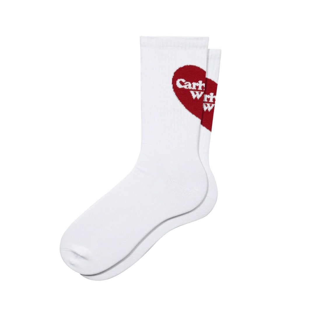 Carhartt WIP Heart Socks (White)