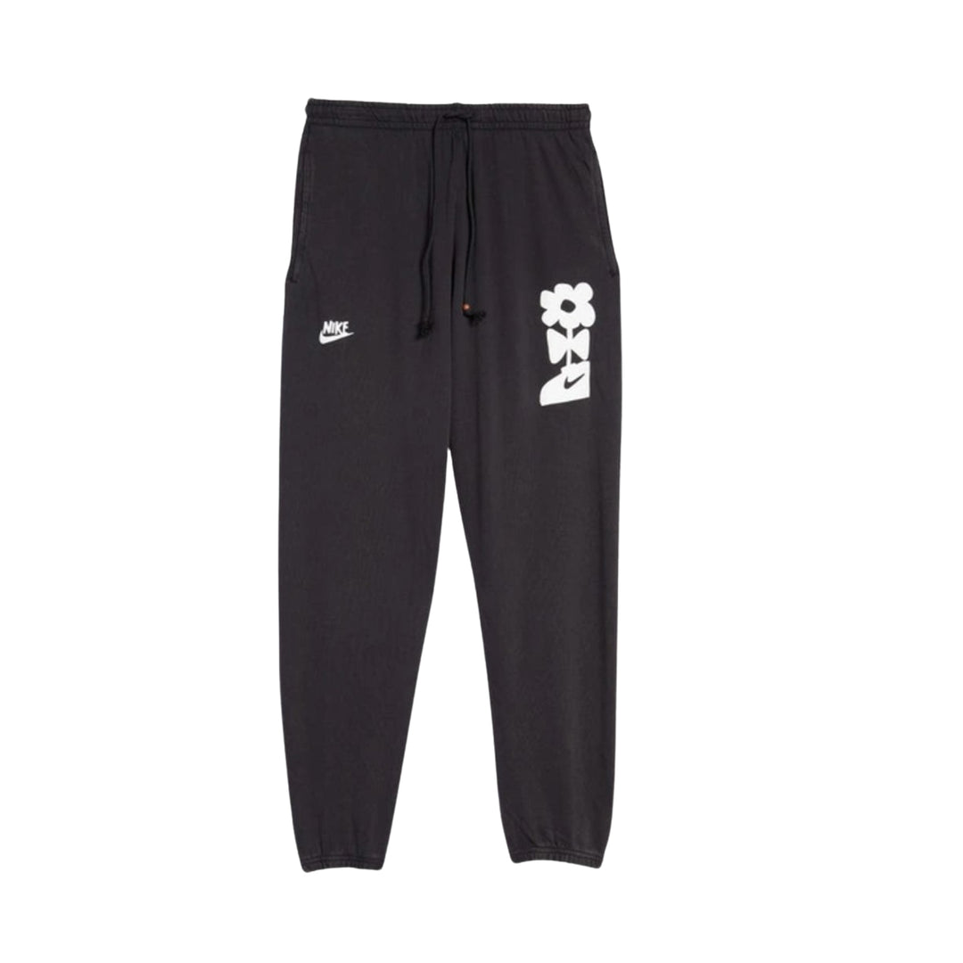 Nike Sportswear Washed French Terry Pants (Black/Black/White)