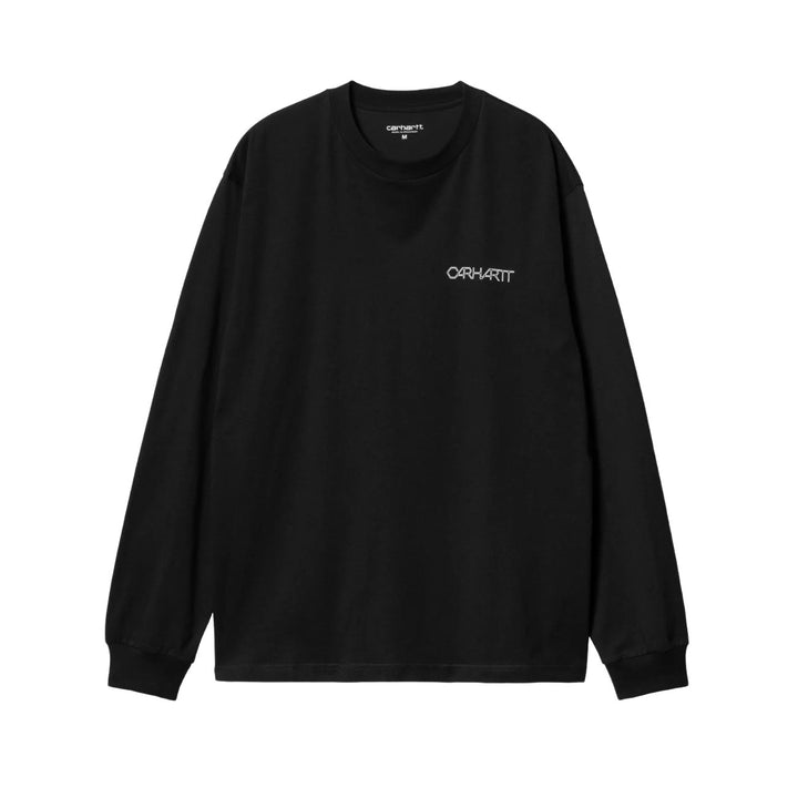 Carhartt L/S Detroit Standard T-Shirt (Black/White)