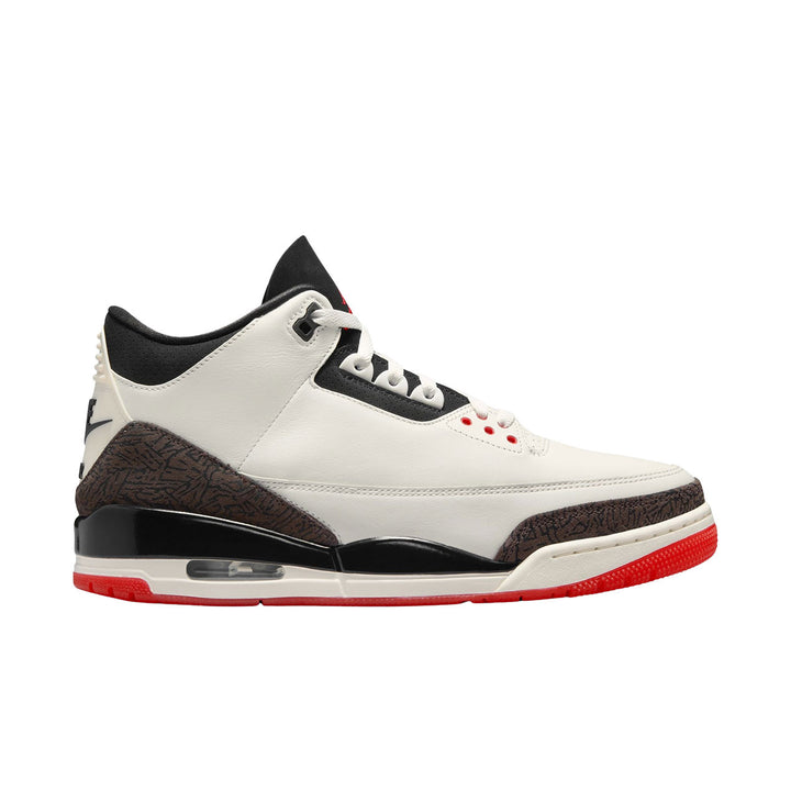 Air Jordan 3 Retro (Sail/black-university Red-pale Ivory)