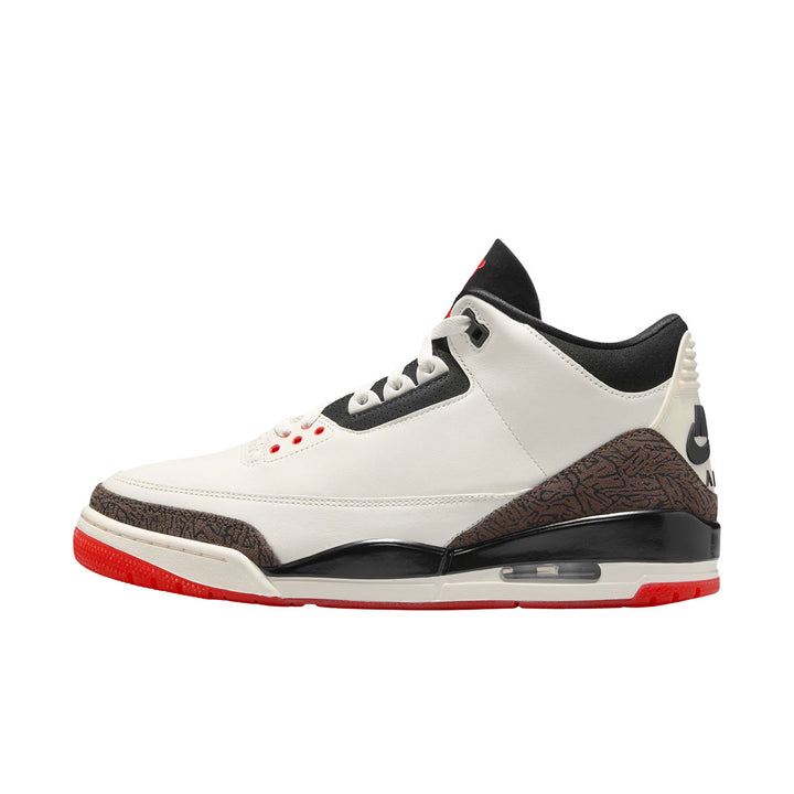 Air Jordan 3 Retro (Sail/black-university Red-pale Ivory)
