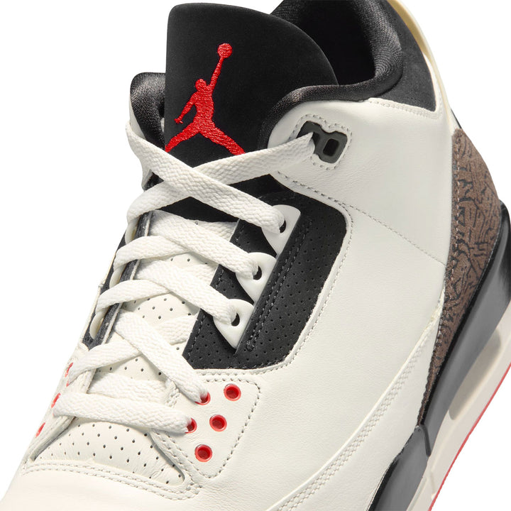 Air Jordan 3 Retro (Sail/black-university Red-pale Ivory)