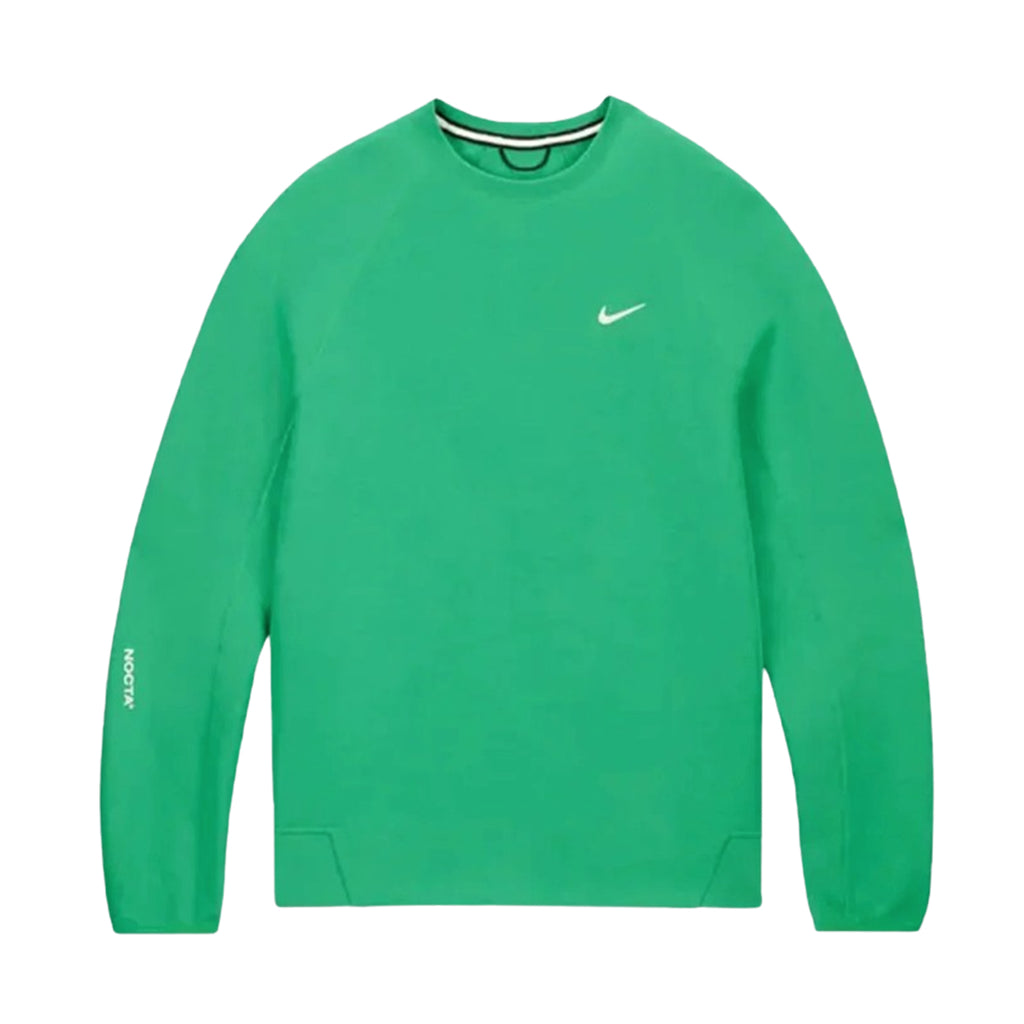 Nike Nocta Tech Fleece Crewneck (Stadium Green/Sail) – Burn Rubber