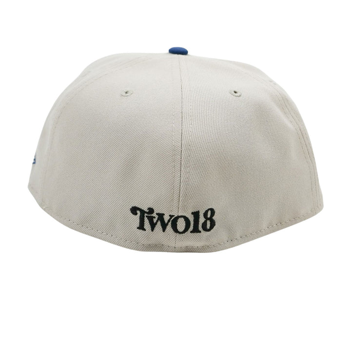 New Era Two18 Raven Head Fitted "Flei" (Stone Blue)