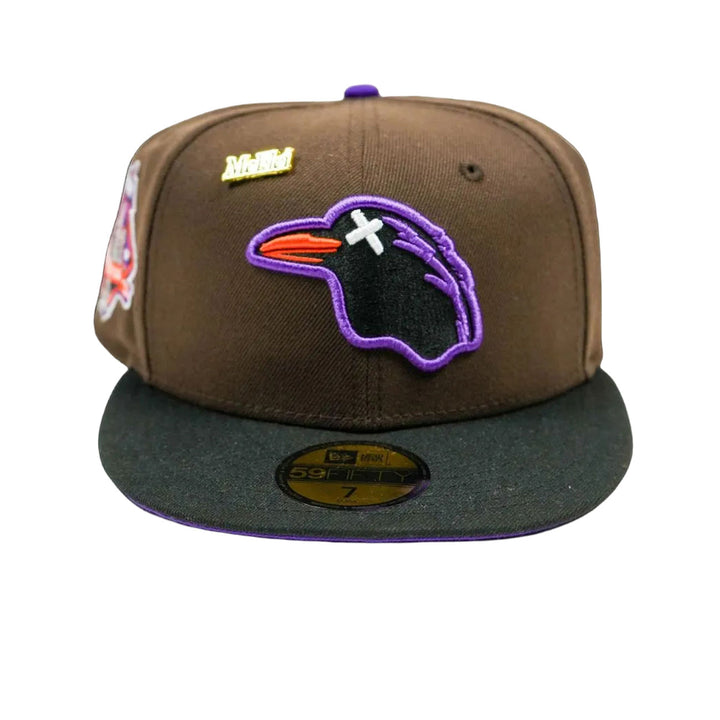 New Era Two18 Raven Head Fitted "Flei" (Dk Brown)