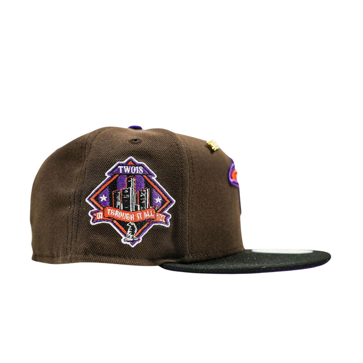 New Era Two18 Raven Head Fitted "Flei" (Dk Brown)