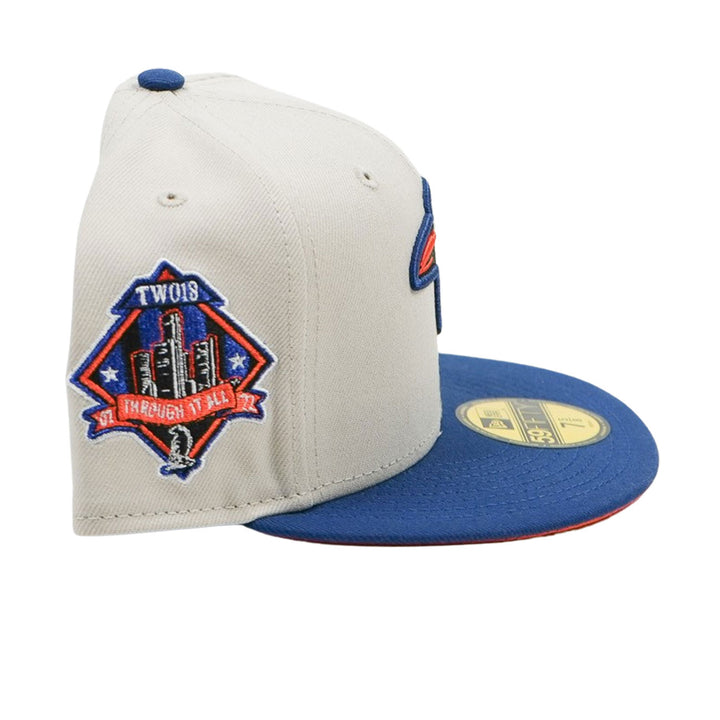 New Era Two18 Raven Head Fitted "Flei" (Stone Blue)