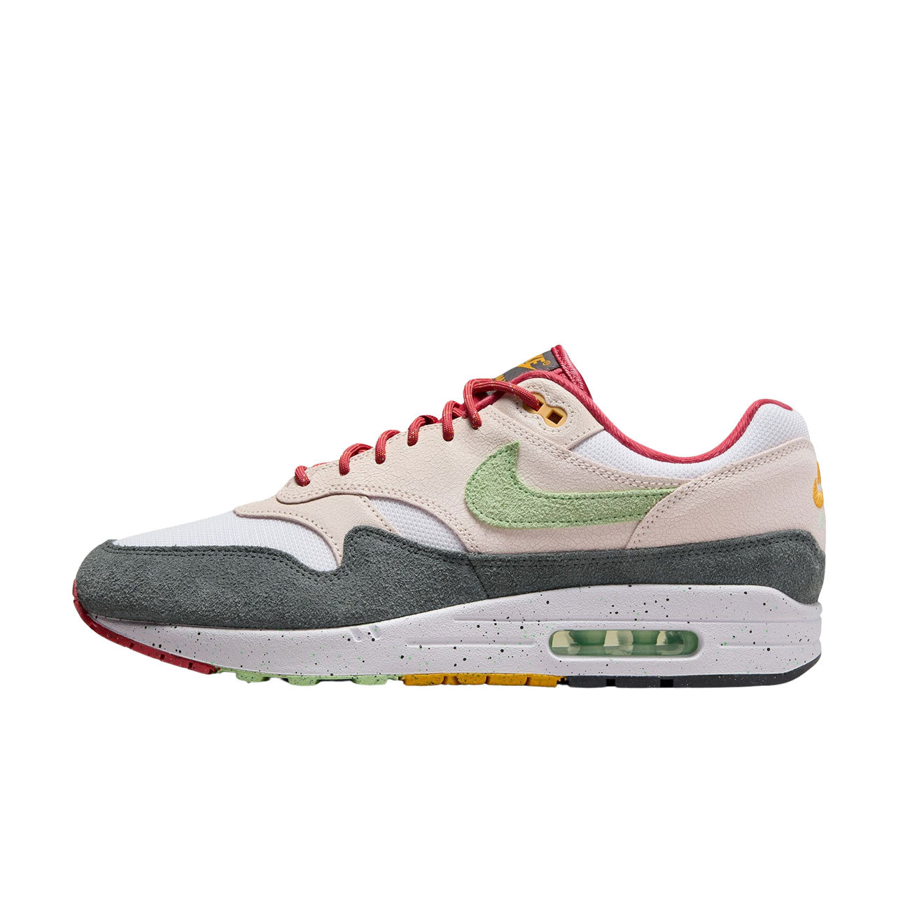 Nike Air Max 1 Light Soft Pink Vapor Green Anthracite Burn Rubber