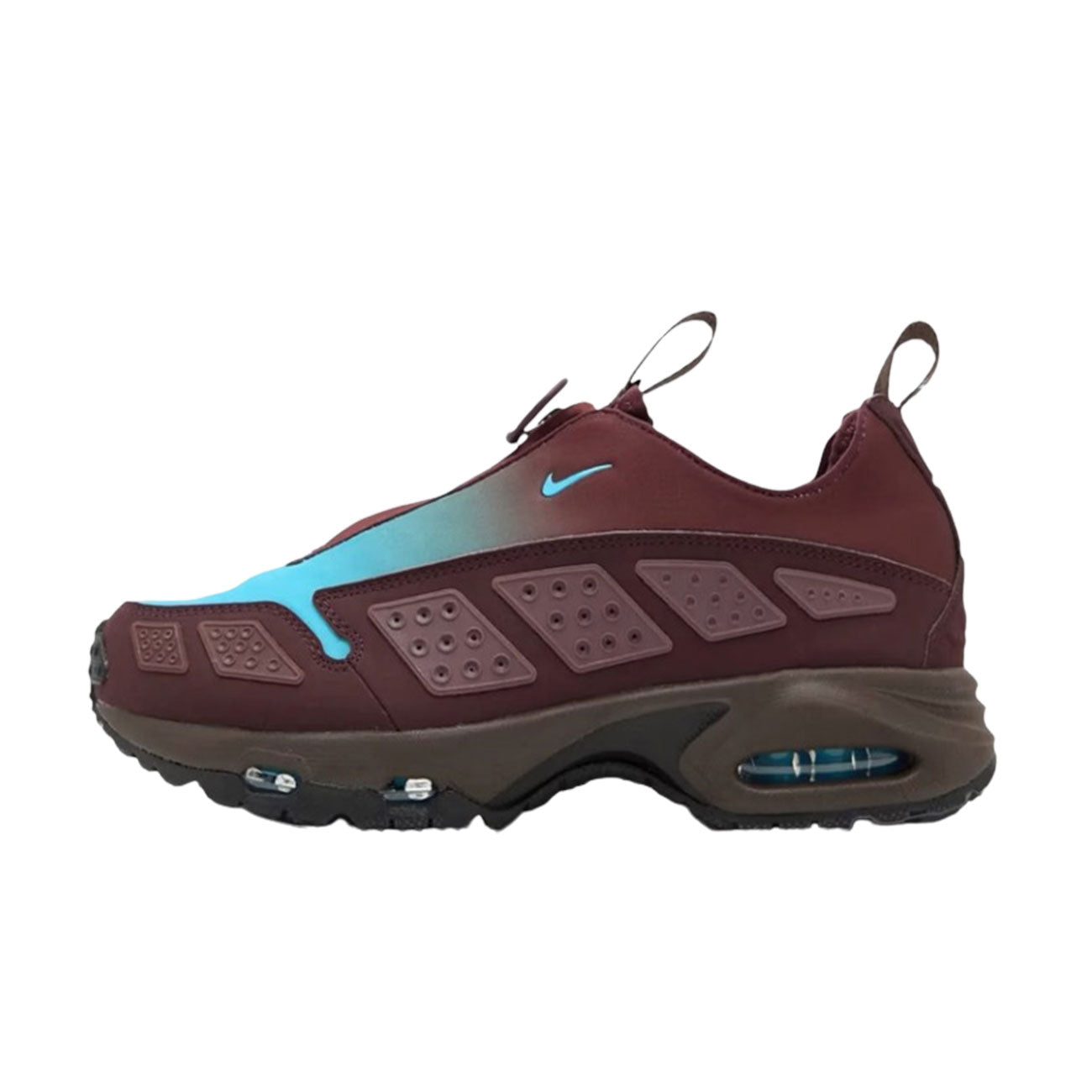 Nike Air Max SNDR WMNS Burgundy Crush Baltic Blue Burn Rubber