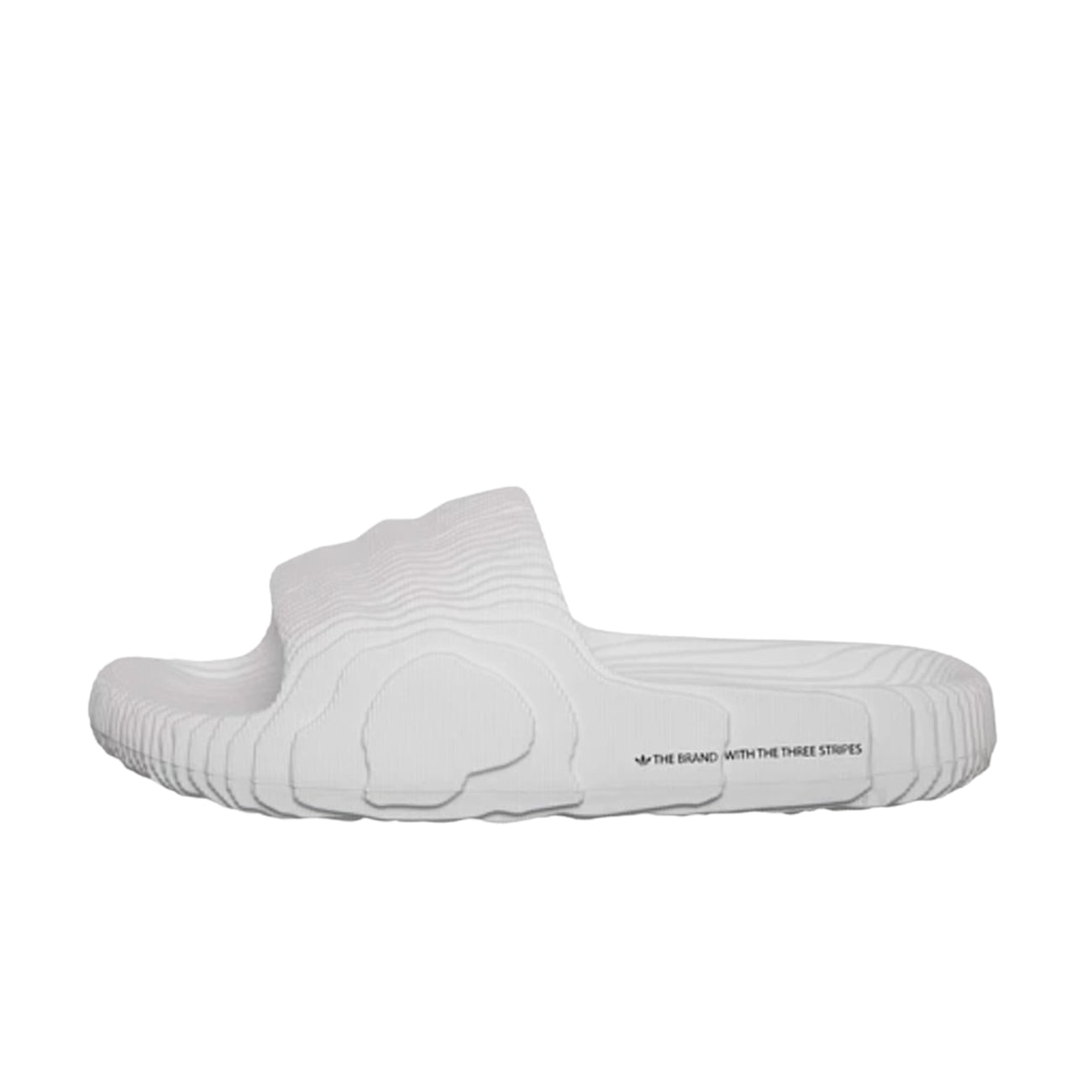 Adidas Adilette Slide (Crystal White/Crystal White/Black) – Burn Rubber