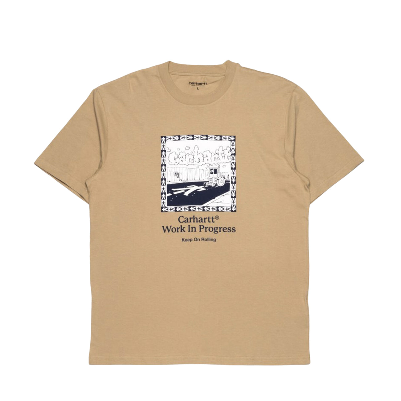 Carhartt WIP Steamroller T-Shirt (Beige) – Burn Rubber