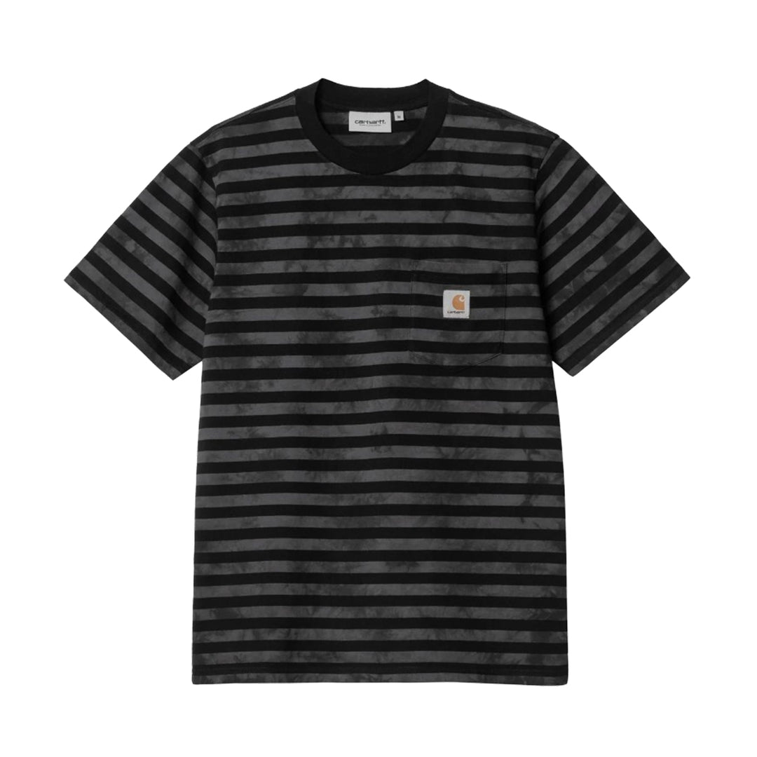 Carhartt WIP Scotty Stripe Chromo Pocket T-Shirt (Black Chromo)
