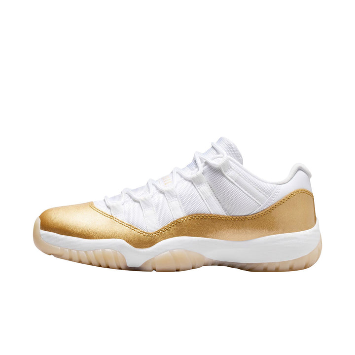 WMNS Air Jordan 11 Retro Low (White/metallic Gold-team Gold)