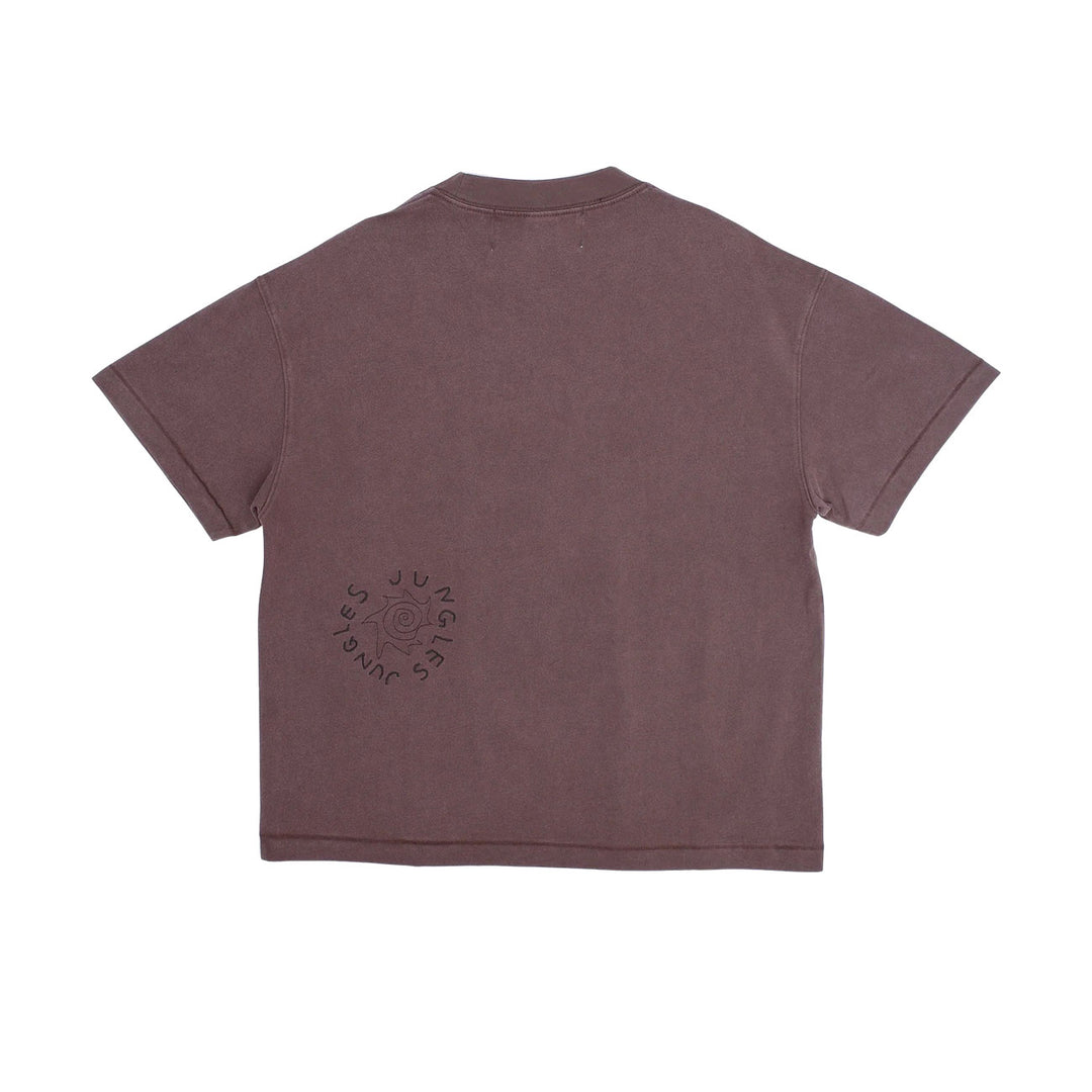 Jungles Good Morning Vintage Wash Tee (Brown)