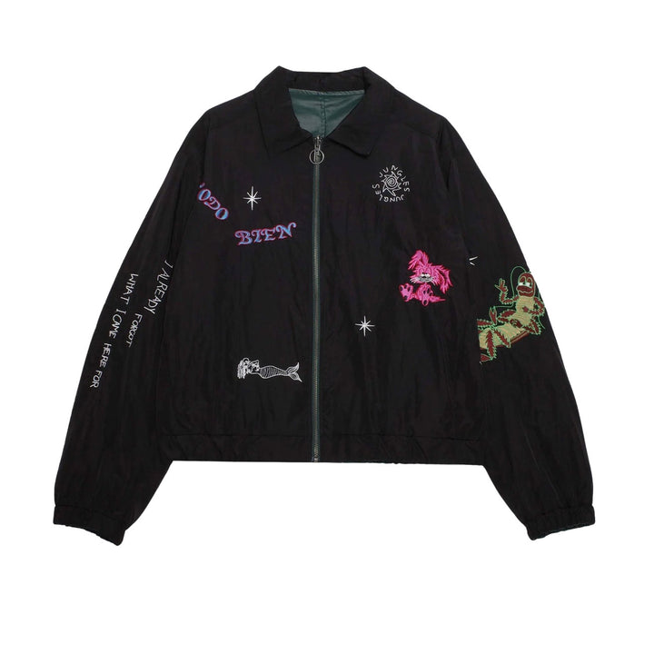 Jungles Todo Bien Reversible Jacket (Green/Black)