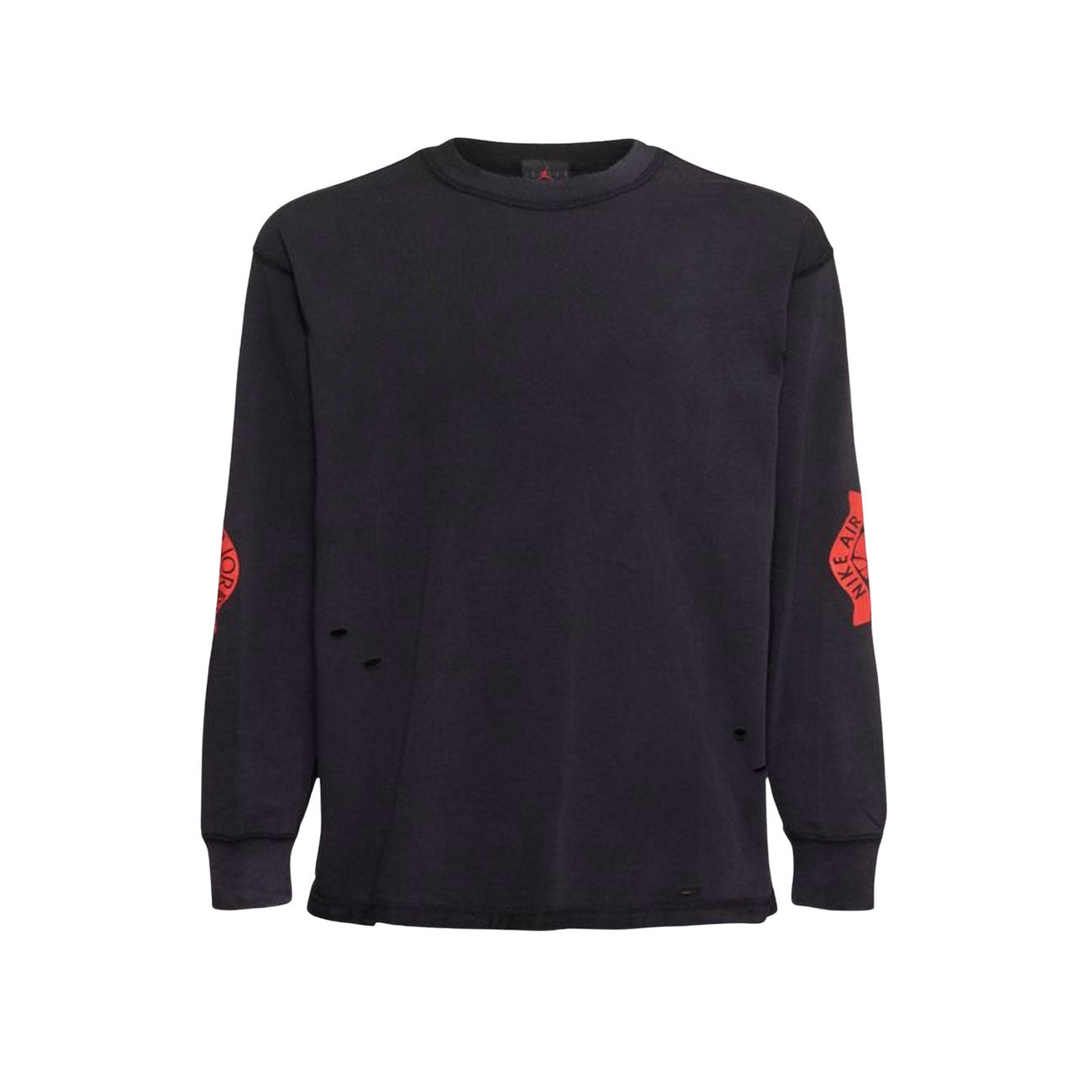 ★NIKE★JORDAN RARE AIR LONG SLEEVE T-SHIRT ロンT★追跡可 Jordan Rare Air Long-Sleeve T-Shirt (Black/chile Red) – Burn