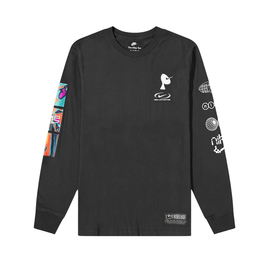 Nike Long Sleeve Worldwide T-Shirt (Black)