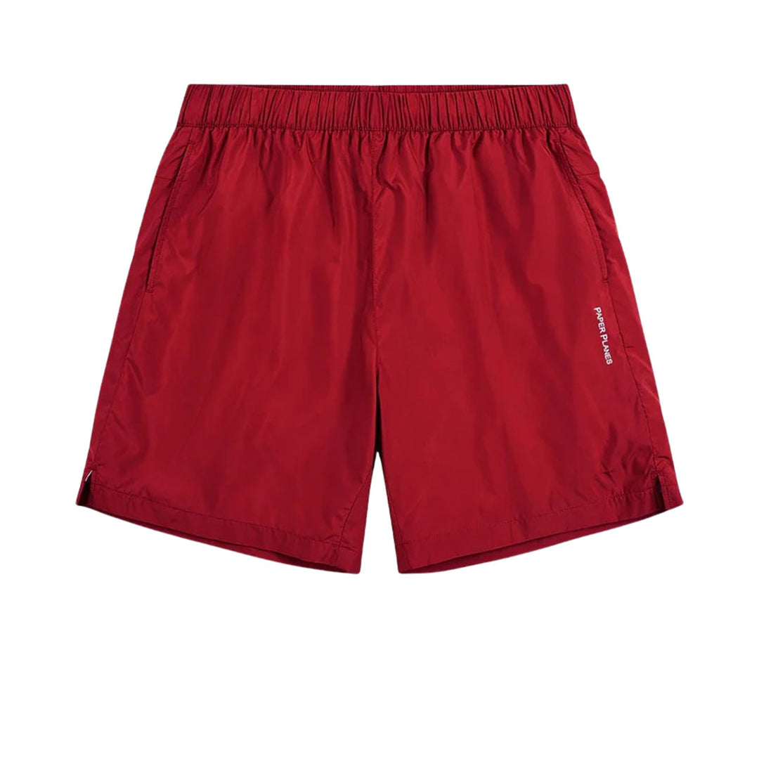 Paper Planes Solid Swim Short (Red)