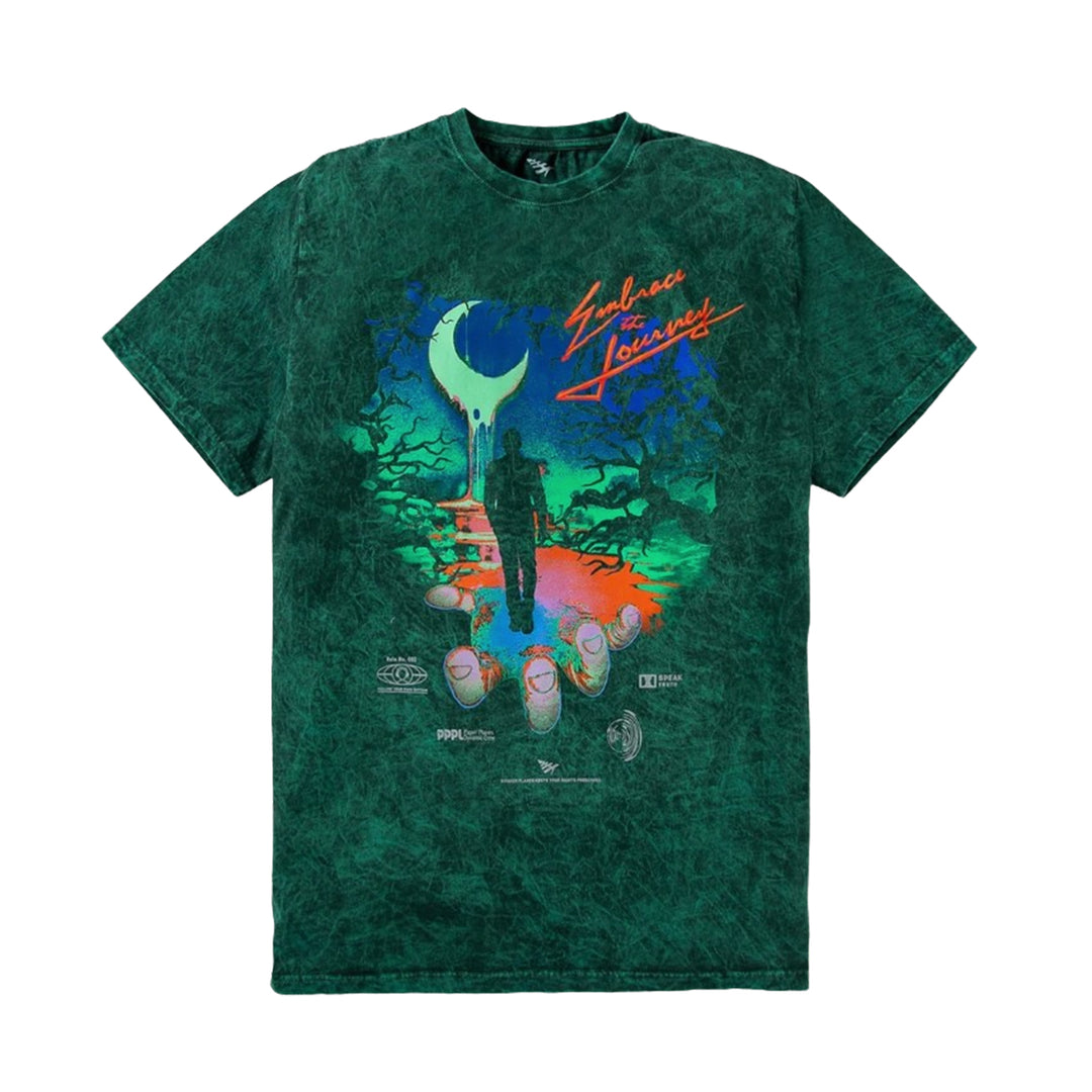Paper Planes Embrace the Journey Tee (Mineral Pine Green)