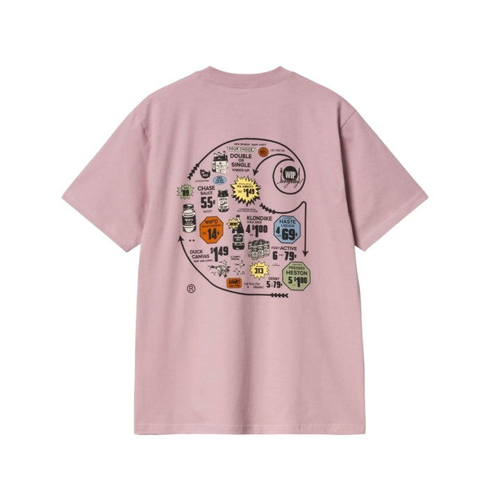 Carhartt WIP S/S Catalogue C Logo T-Shirt (Hortensia)