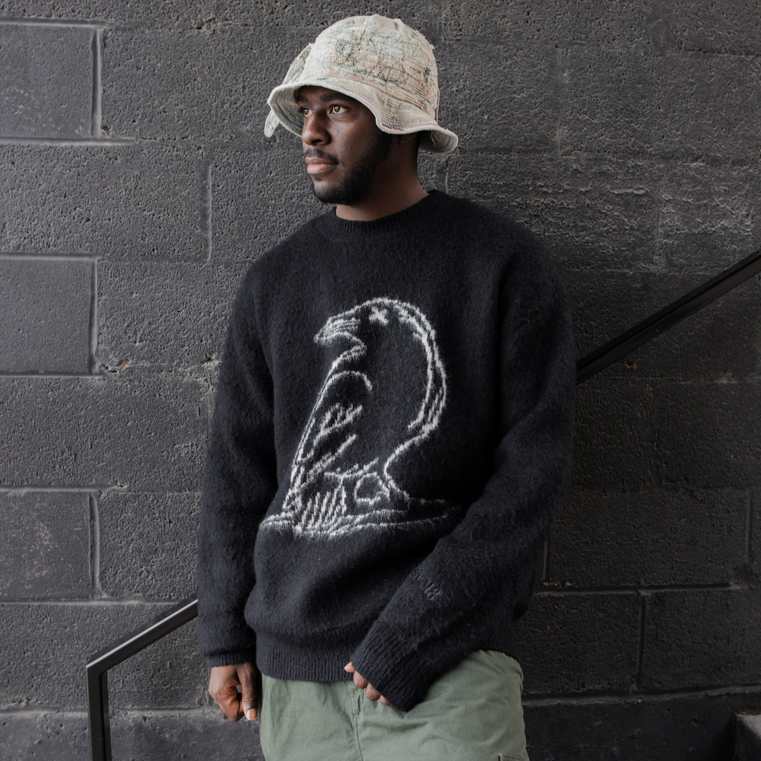 Two18 Mohair Raven Sweater (Black)