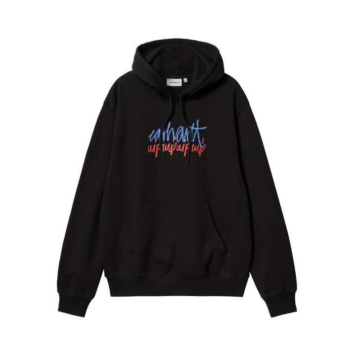 Carhartt WIP Hooded Stereo Sweatshirt (Black)