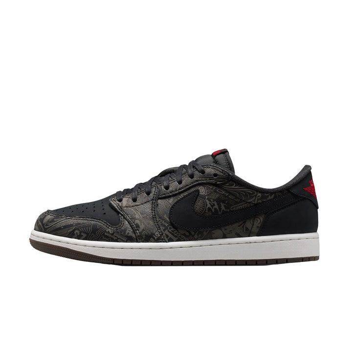Air Jordan 1 Retro Low OG LS (Black/Varsity Red-Summit White)