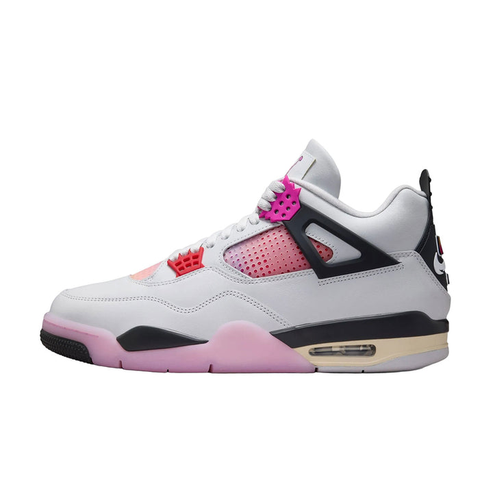 Air Jordan Retro 4 "Comic" (Off White/Fire Pink-Anthracite)