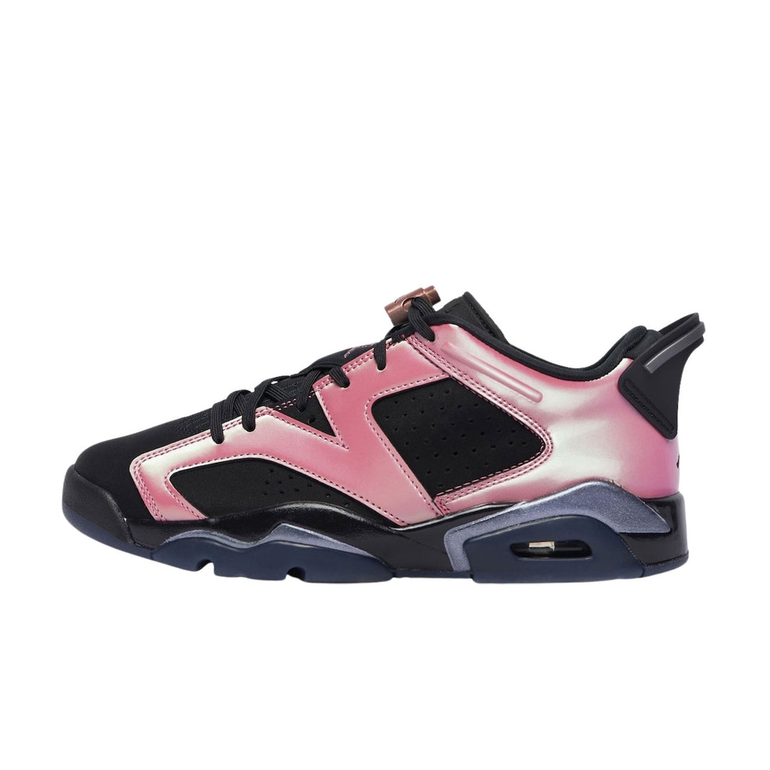 Wmns Air Jordan 6 Retro Low (Black/Black-Desert Berry)