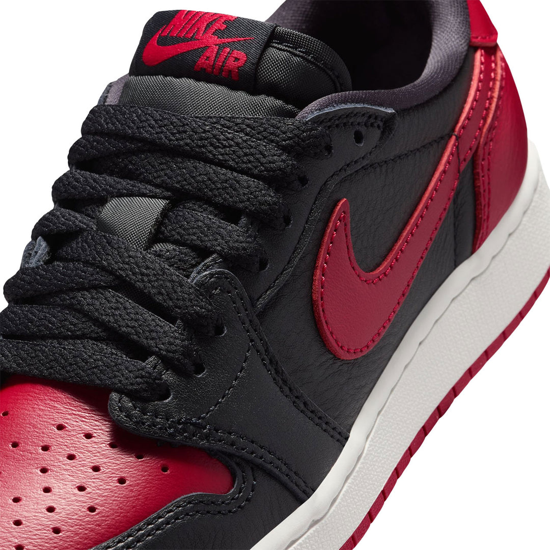 Air Jordan 1 Retro Low OG GS (Black/black-varsity Red-summit White)