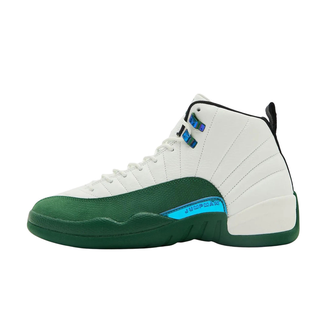 Air Jordan 12 Retro (GS) (Summit White/Gorge Green-Black-Fierce Purple)