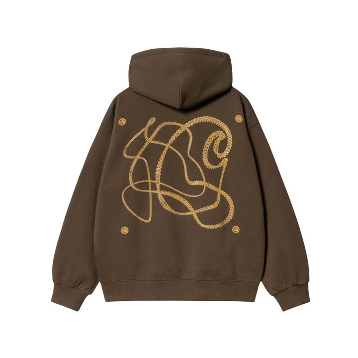 Carhartt Hooded Charm Link Sweat (Liberica/Gold)