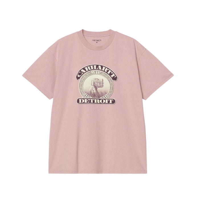 Carhartt WIP Cold World T-Shirt S/S (Glassy Pink)