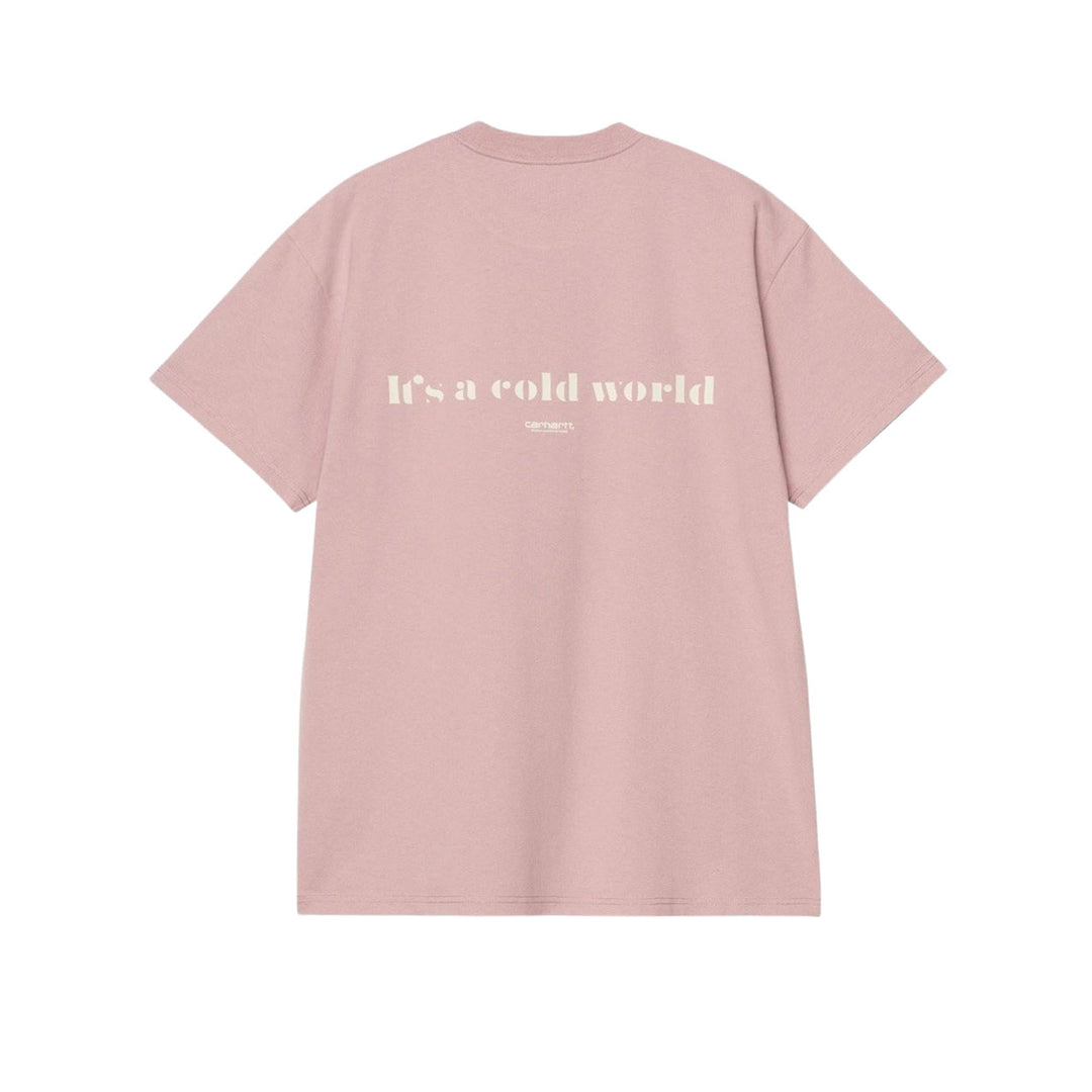 Carhartt WIP Cold World T-Shirt S/S (Glassy Pink)