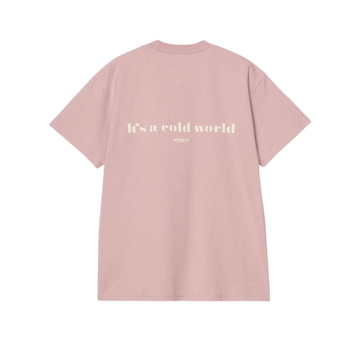 Carhartt WIP Cold World T-Shirt S/S (Glassy Pink)