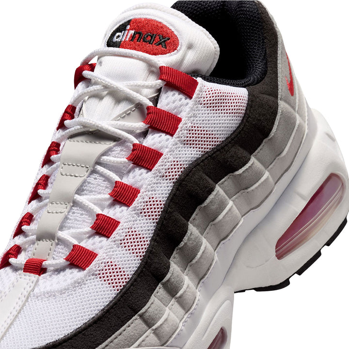 Nike Air Max 95 Big Bubble Premium (White/comet Red-neutral Grey-medium Grey)