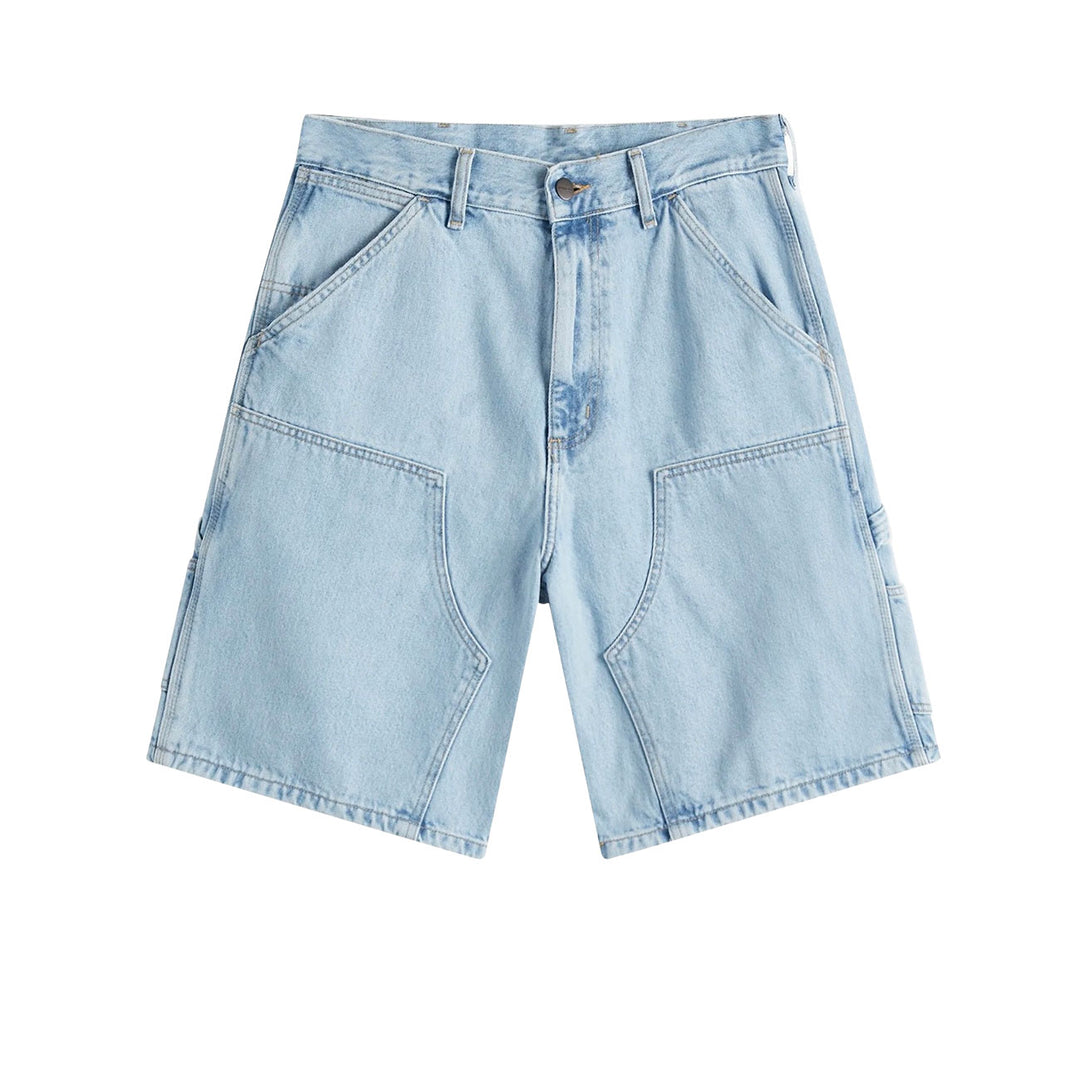 Carhartt WIP Double Knee Short (Blue *Heavy Stone Bleached*)