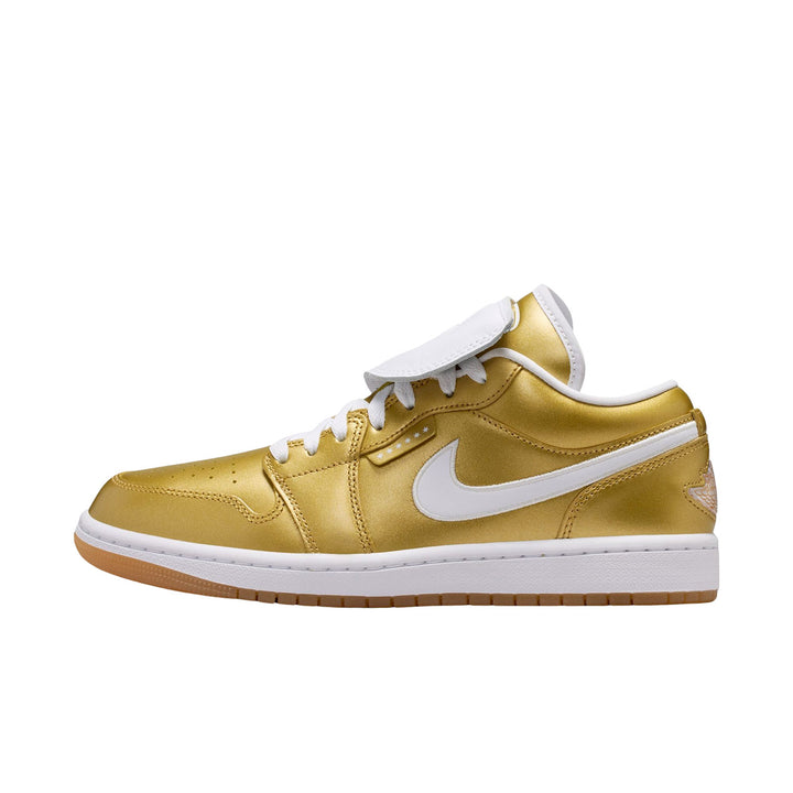 WMNS Air Jordan 1 Low (Gold/gold-white-gum Yellow)