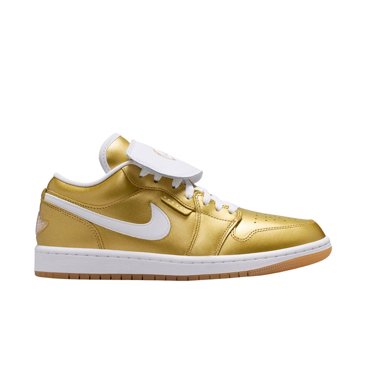 WMNS Air Jordan 1 Low (Gold/gold-white-gum Yellow)