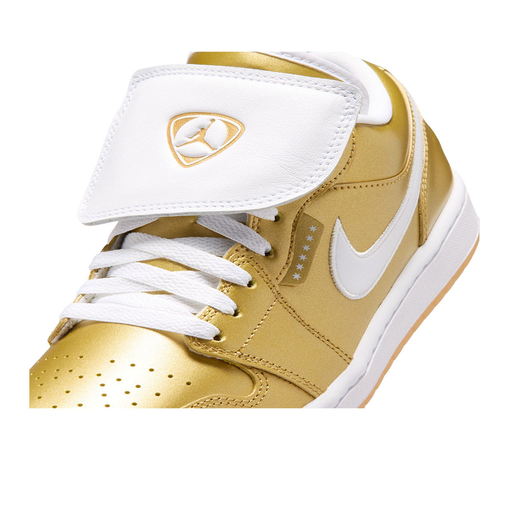 WMNS Air Jordan 1 Low (Gold/gold-white-gum Yellow)