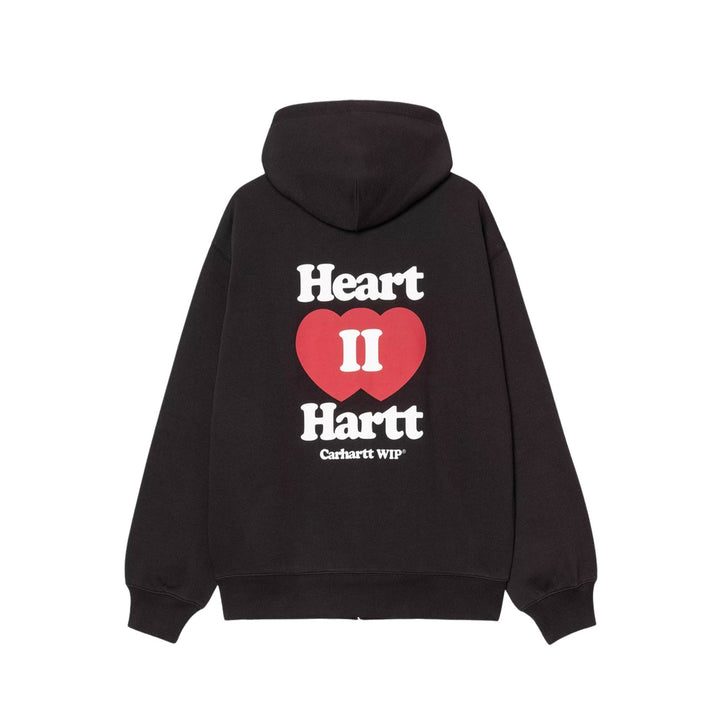Carhartt WIP Hooded Heart II Heart Sweat Jacket (Black)