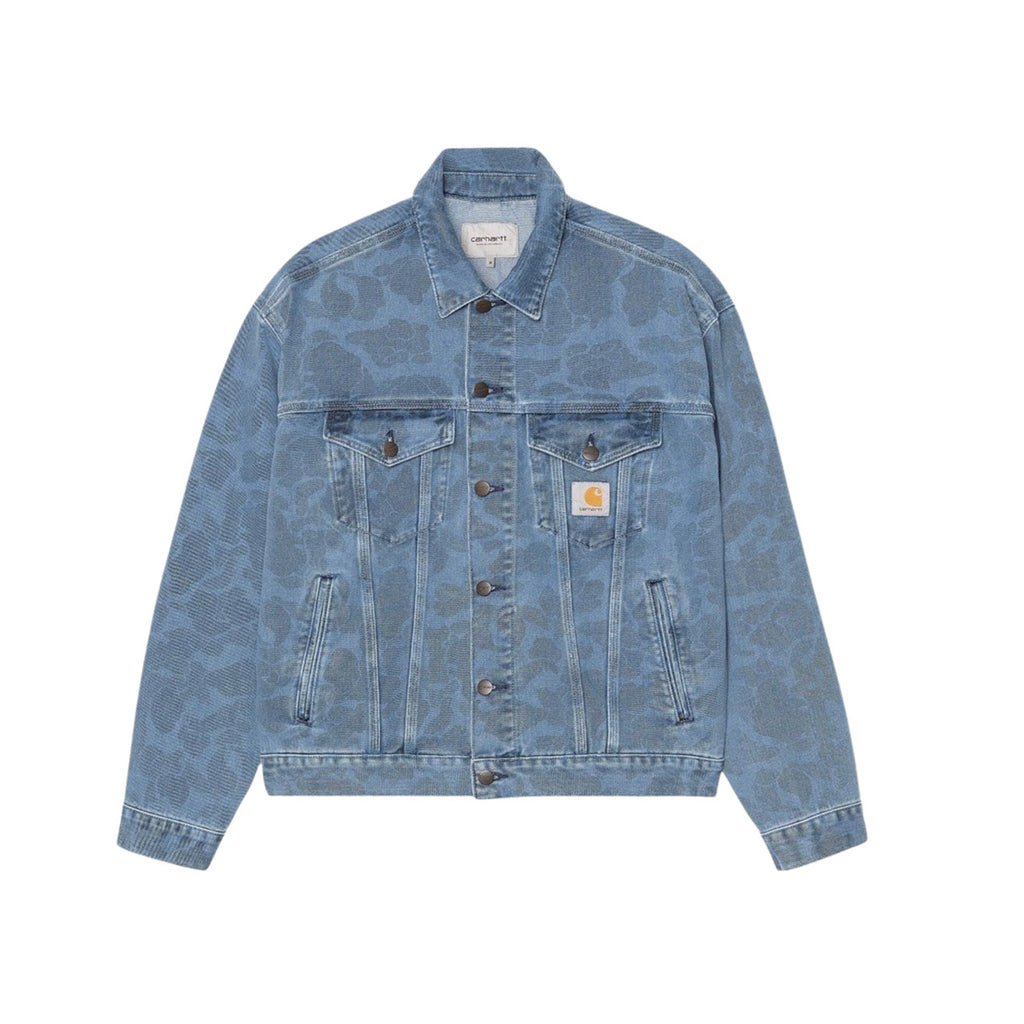 b*u様 Carhartt WIP DUCK HELSTON JACKET Carhartt WIP Duck Helston Jacket (Camo Duck/Blue) – Burn Rubber