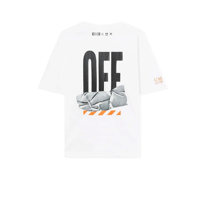 L/AB c/o Off Active Duct Tape Tee (White/Black)
