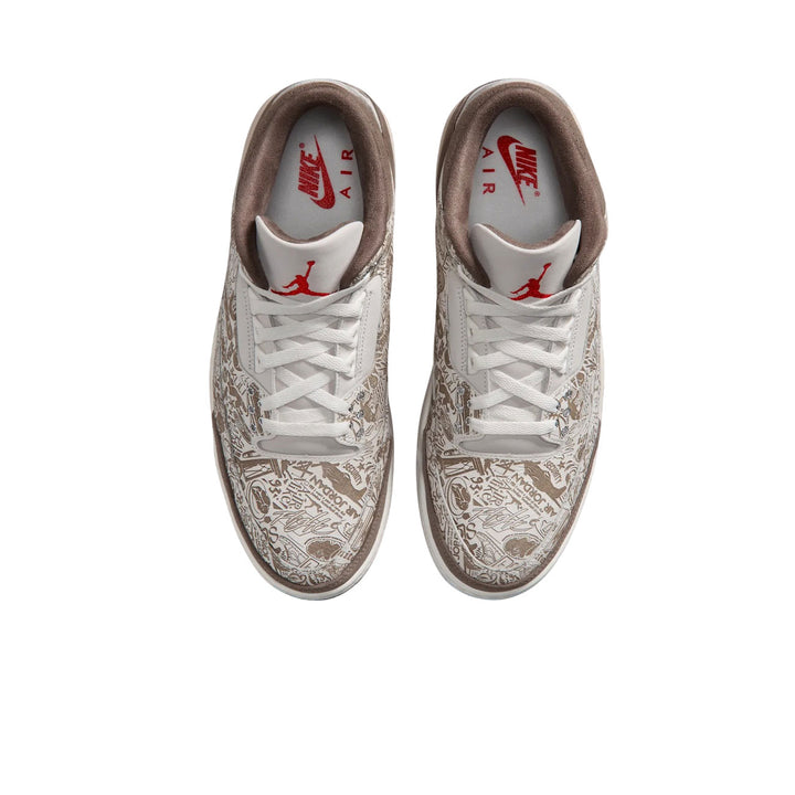 Air Jordan 3 Retro Laser (Phantom/Palomino-Sail-University Red)
