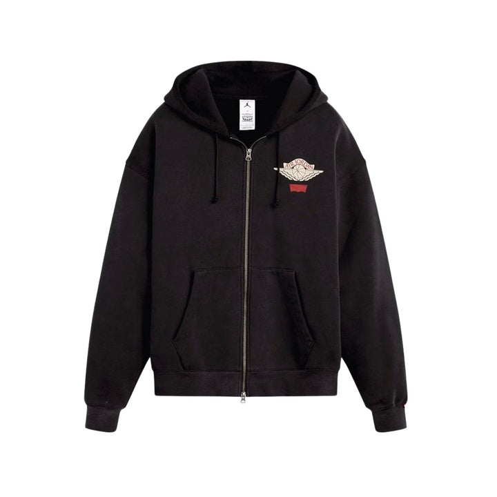 Jordan x Levi's® Full-Zip Hoodie (Black/pale Ivory/gym Red)
