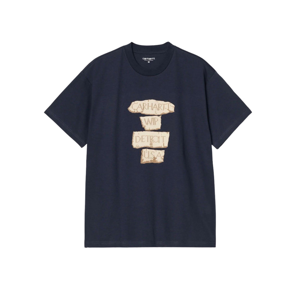 ★ドイツ発*carhartt WIP*新作*Masterpiece Tシャツ/FD★ Carhartt WIP S/S Masterpiece T-Shirt (Air Force Blue) – Burn