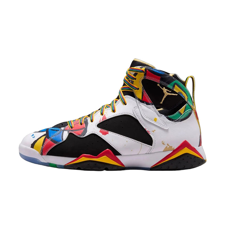 Air Jordan 7 Retro BB (White/Metallic Gold-Sport Red)
